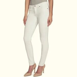 ROCK & REPUBLIC White Cream Berlin Skinny Jeans Sz 8